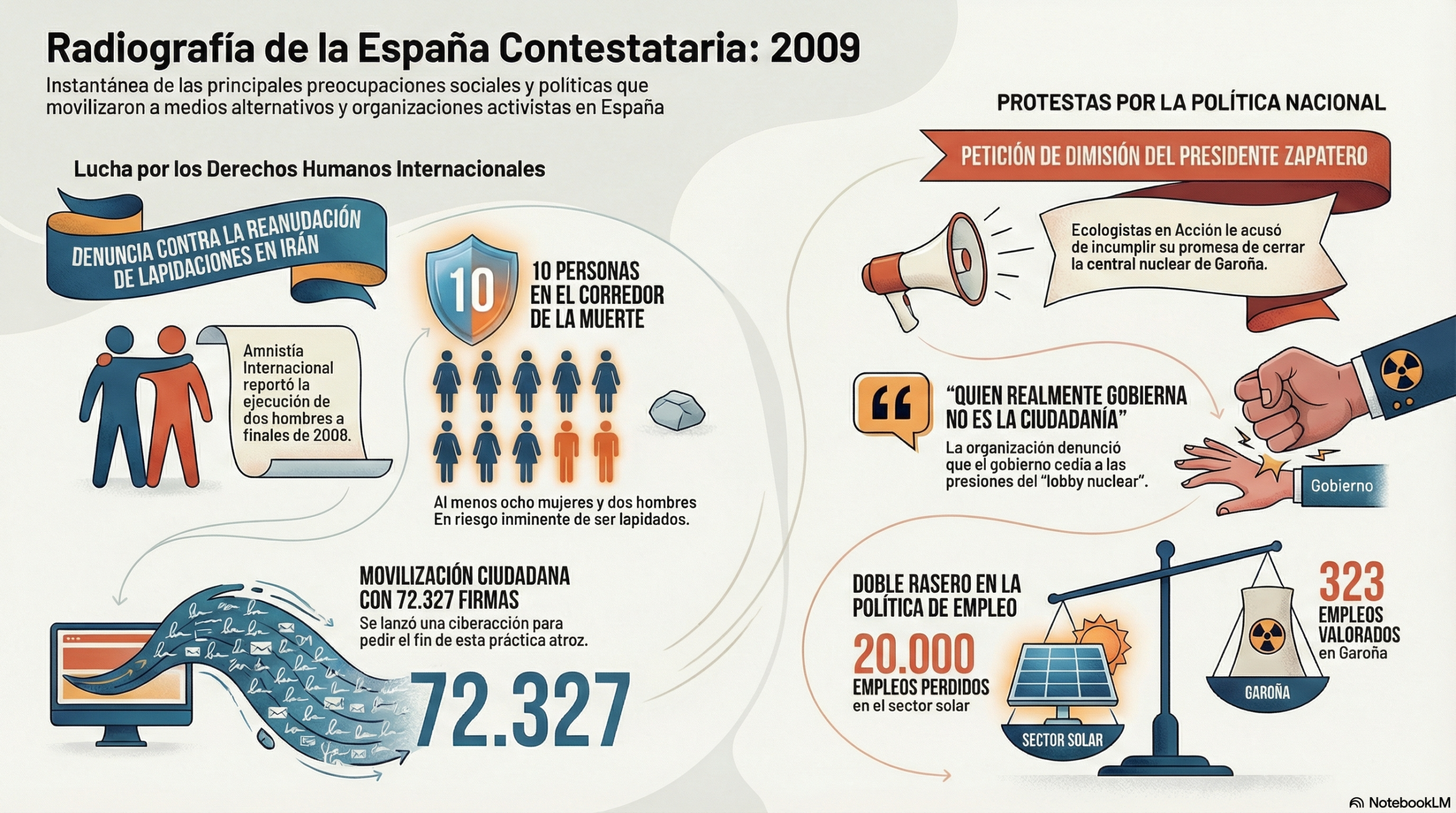 Radiografía España Contestataria 2009